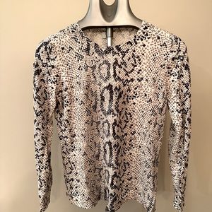 Jcrew Cotten pull over snake skin print